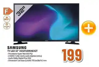 Expert SAMSUNG TV LED 32" UE32T4300AEXZT offerta