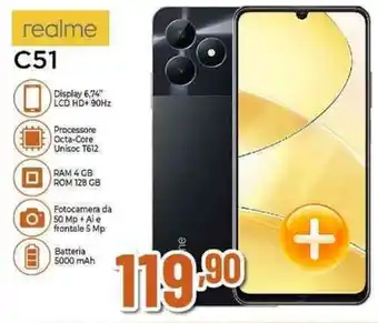 Expert realme C51 offerta