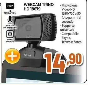 WEBCAM TRINO HD 18679