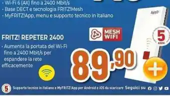 Expert FRITZ! REPETER 2400 offerta