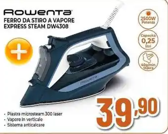 Rowenta FERRO DA STIRO A VAPORE EXPRESS STEAM DW4308