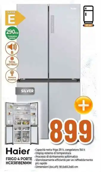 Expert Haier FRIGO 4 PORTE HCR3818ENMM offerta
