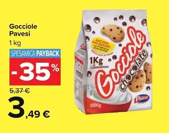 Carrefour Market Gocciole Pavesi 1 kg offerta