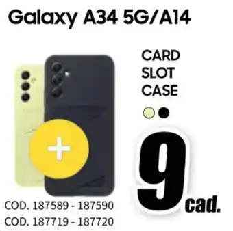 MediaWorld Galaxy A34 5G/A14 CARD SLOT CASE offerta