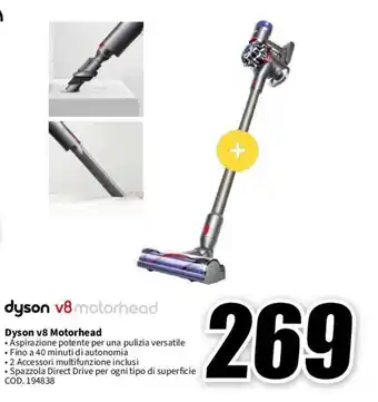 Dyson v8 Motorhead