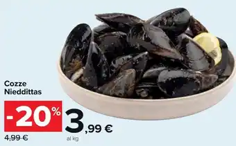 Carrefour Market Cozze Nieddittas offerta