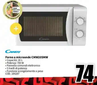 MediaWorld CANDY Forno a microonde CMW20SMW offerta