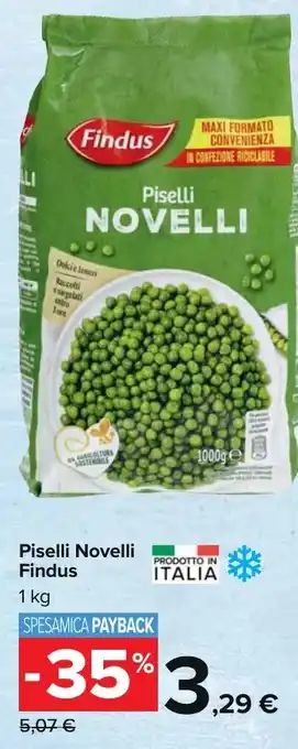 Carrefour Market Piselli Novelli Findus 1 kg offerta