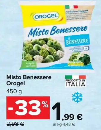 Carrefour Market Misto Benessere Orogel 450 g offerta