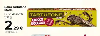 Carrefour Market Barra Tartufone Motta Gusti Assortiti 150 g offerta