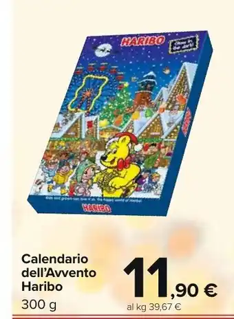 Carrefour Market Calendario dell'Avvento Haribo 300 g offerta