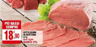 Iperal Sottilissime Di Scottona offerta