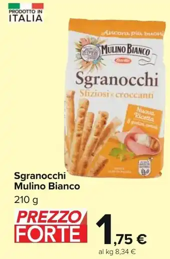 Carrefour Market Sgranocchi Mulino Bianco 210 g offerta