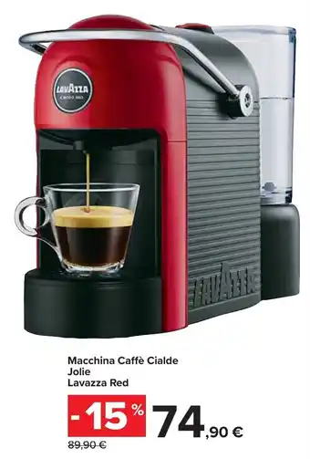 Carrefour Market Macchina Caffè Cialde Jolie Lavazza Red offerta