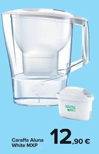 Carrefour Market Caraffa Aluna White MXP offerta