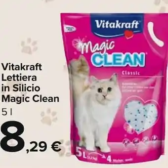 Carrefour Market Vitakraft Lettiera in Silicio Magic Clean 5 l offerta