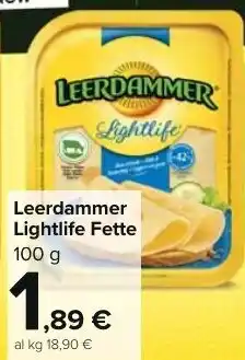 Carrefour Market Leerdammer Lightlife Fette 100 g offerta