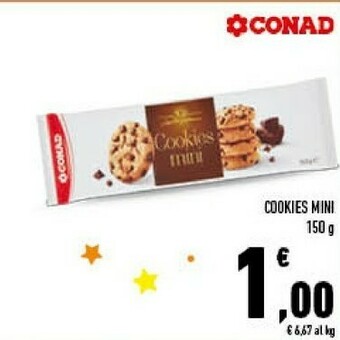 Conad Superstore Conad - Cookies Mini offerta
