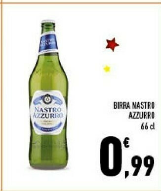 Conad Superstore Nastro Azzurro Birra 660 G(ml) offerta