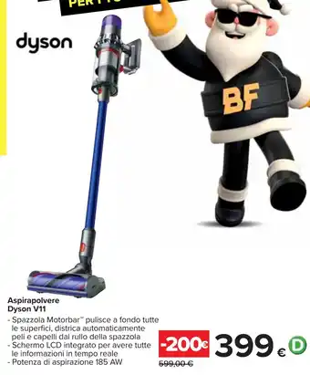 Carrefour dyson Aspirapolvere Dyson V11 offerta