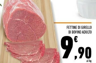 Conad Superstore Fettine Di Girello Di Bovino Adulto offerta