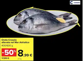 Carrefour Orata Croazia allevata nel Mar Adriatico 400/600 g offerta