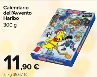 Carrefour Calendario dell'Avvento Haribo 300 g offerta