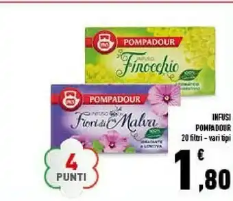Conad Superstore Pompadour Infusi Finocchio 20 Filtri offerta