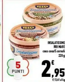 Conad Superstore Rio Mare Insalatissime 5 Cereali 220 G(ml) offerta