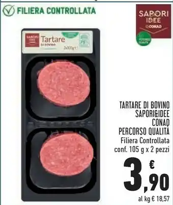 Conad Superstore Conad Sapori&idee Tartare Di Bovino offerta