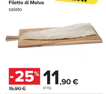 Carrefour Filetto di Molva salato offerta