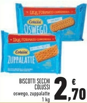 Conad Superstore Colussi Biscotti Secchi offerta