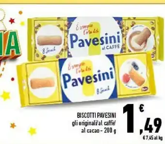Conad Pavesi Pavesini Al Caffè 200 G(ml) offerta