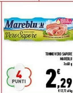 Conad Mareblu Tonno Vero Sapore offerta