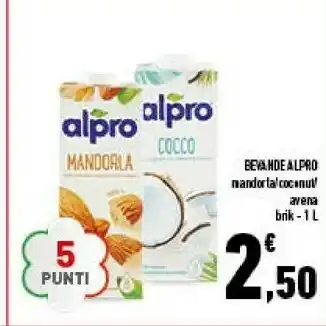 Conad Alpro Bevanda Di Mandorla 1000ml offerta