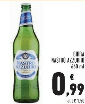 Conad Nastro Azzurro Birra 660 G(ml) offerta