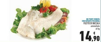 Conad Filetto Di Baccala Ammollato offerta
