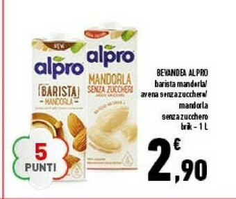 Conad Alpro Barista Mandorla 1000ml offerta