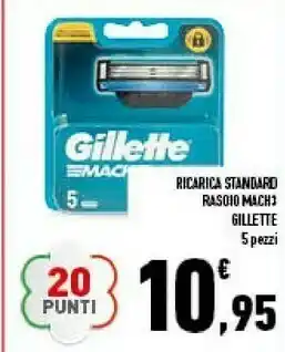 Conad Gillette Rasoio Mach3 offerta