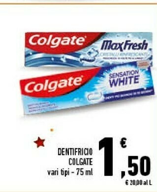 Conad Colgate Dentifricio offerta