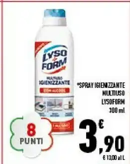 Conad Lysoform Spray Igienizzante Multiuso offerta
