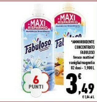 Conad Fabuloso Ammorbidente offerta