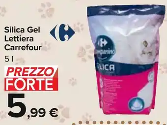 Carrefour Silica Gel Lettiera Carrefour 5 l offerta