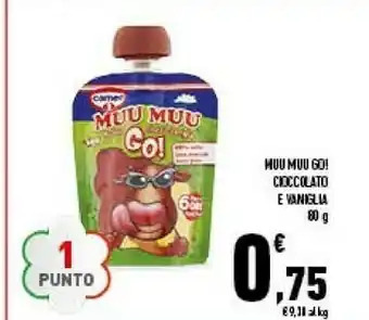 Conad Cameo Muu Muu Budino Ciocco-vaniglia Go! 80 G(ml) offerta