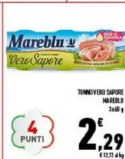 Conad Mareblu Tonno Vero Sapore offerta