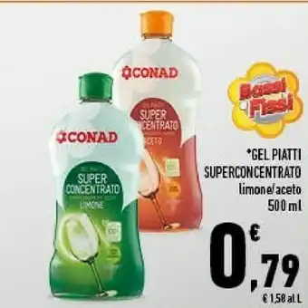 Conad Gel Piatti Superconcentrato offerta