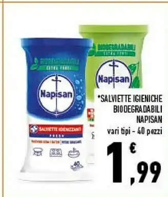 Conad Napisan Salviette Igieniche Biodegradabili offerta