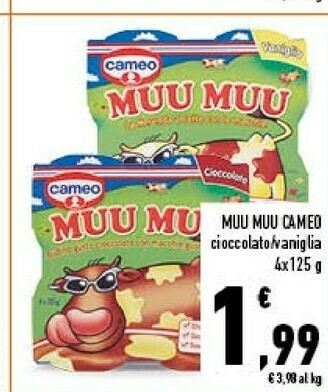 Conad Cameo Muu Muu Cioccolato 500 G(ml) offerta