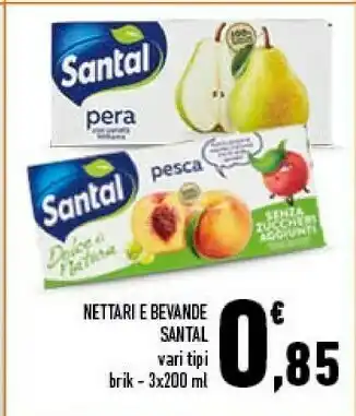 Conad Santal Pesca Con Nettarine 600 G(ml) offerta