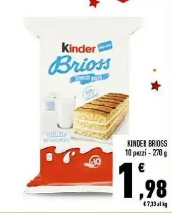 Conad Ferrero Kinder Brioss 270 G(ml) offerta